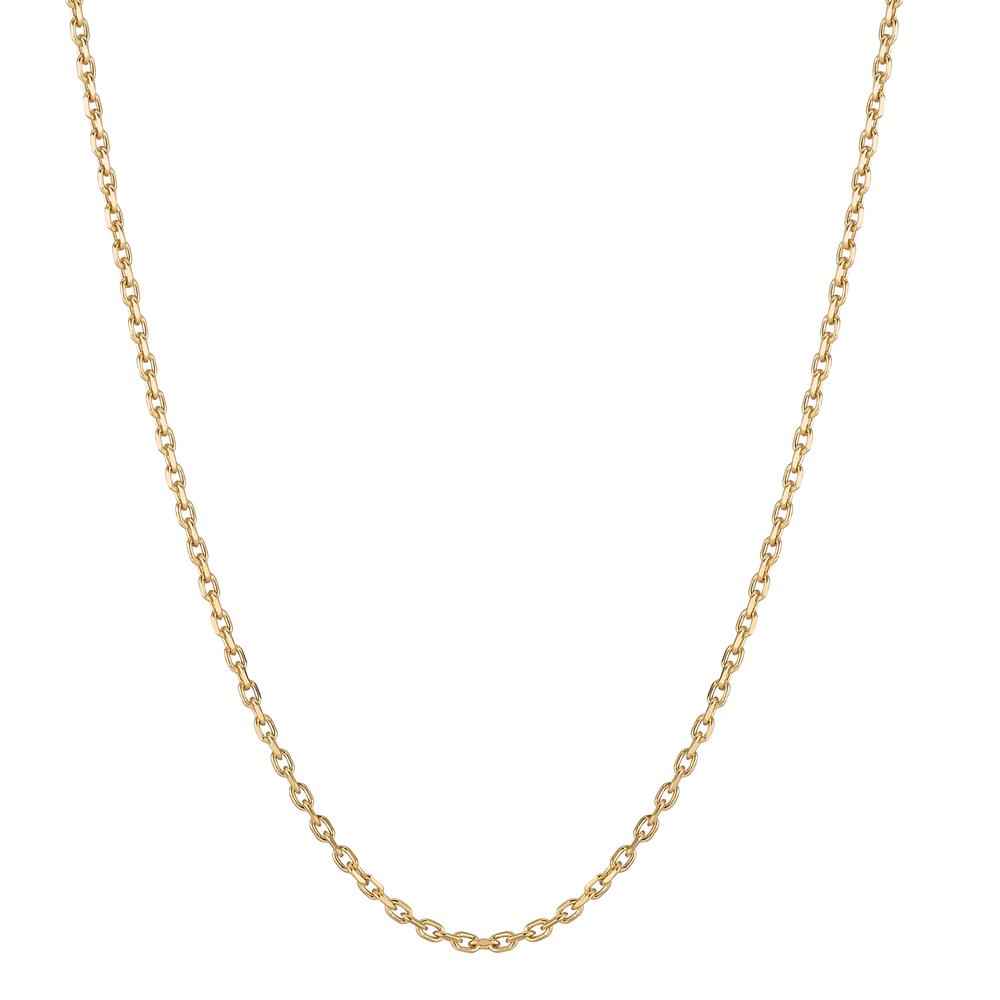 Necklace Silver Yellow Gold plated 36 cm