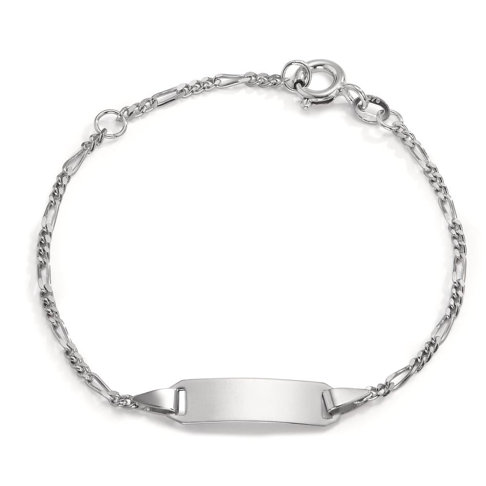 Engravable bracelet 9k White Gold 12-14 cm