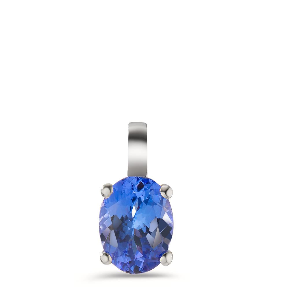 Pendant 18k White Gold Tanzanite