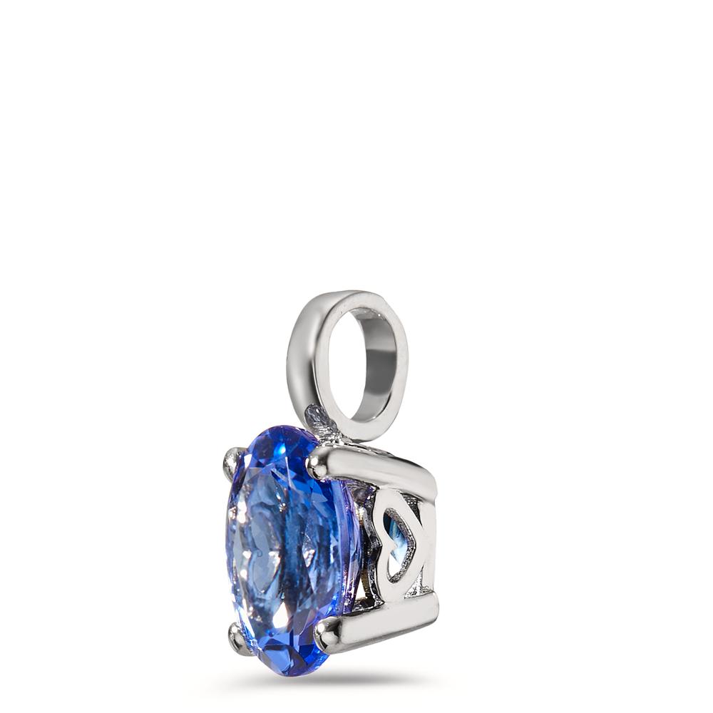 Pendant 18k White Gold Tanzanite