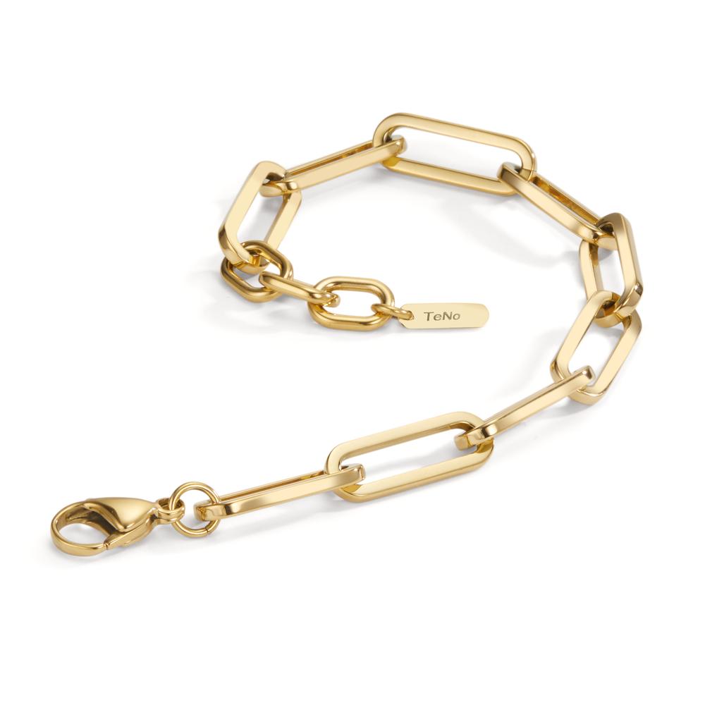 Bracelet Stainless steel Yellow IP coated 16.5-21 cm