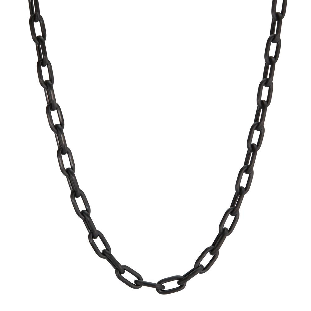 Necklace Stainless steel Black IP coated 45 cm