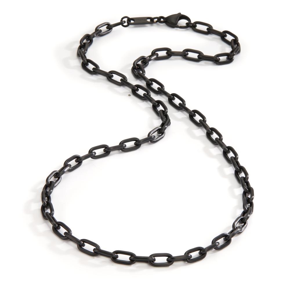 Necklace Stainless steel Black IP coated 45 cm