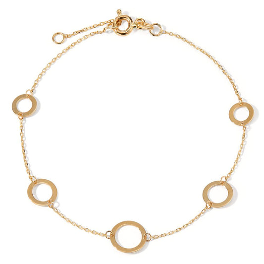 Bracelet 14k Yellow Gold 17-19 cm