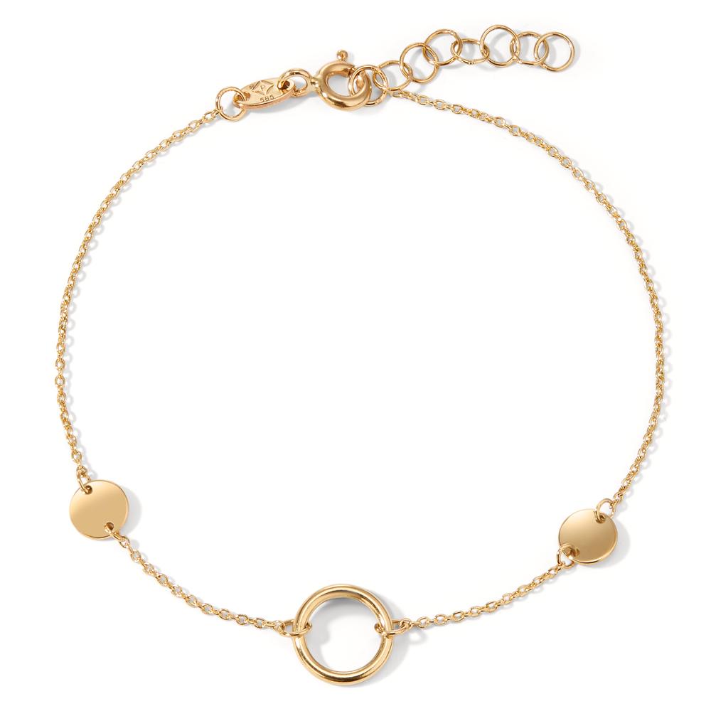 Bracelet 14k Yellow Gold 16.5-18.5 cm