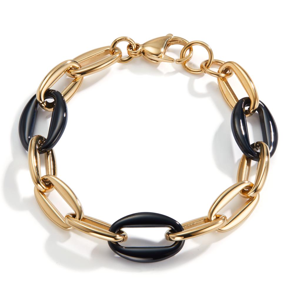 Bracelet Stainless steel Yellow IP coated 20-21 cm