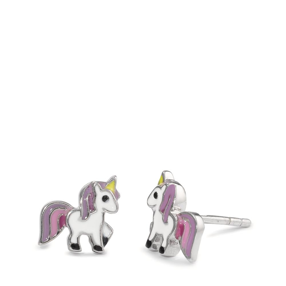 Set Silver Rhodium plated Unicorn 38 cm