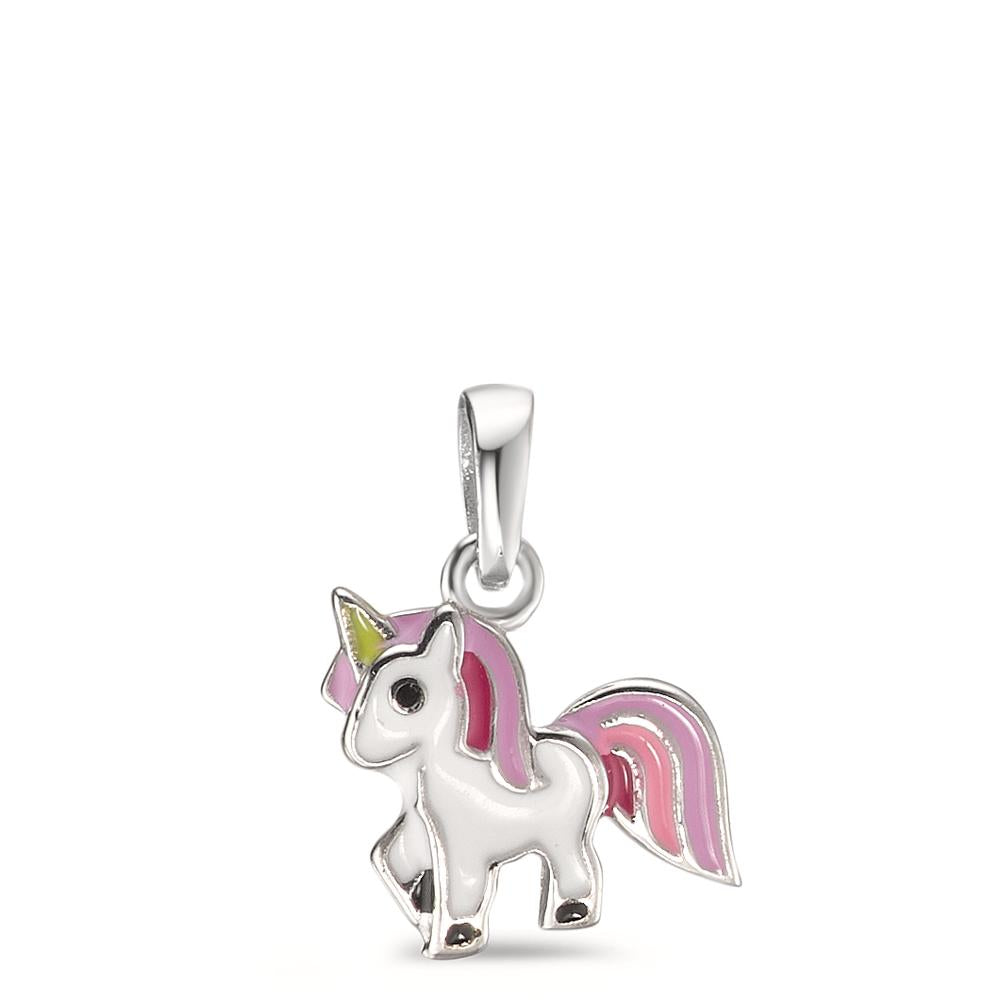 Set Silver Rhodium plated Unicorn 38 cm