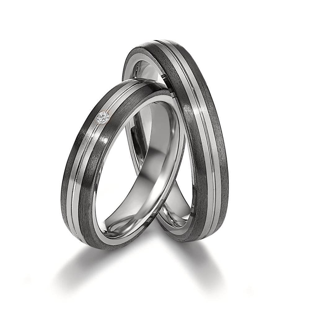 Wedding Ring Titanium, Carbon