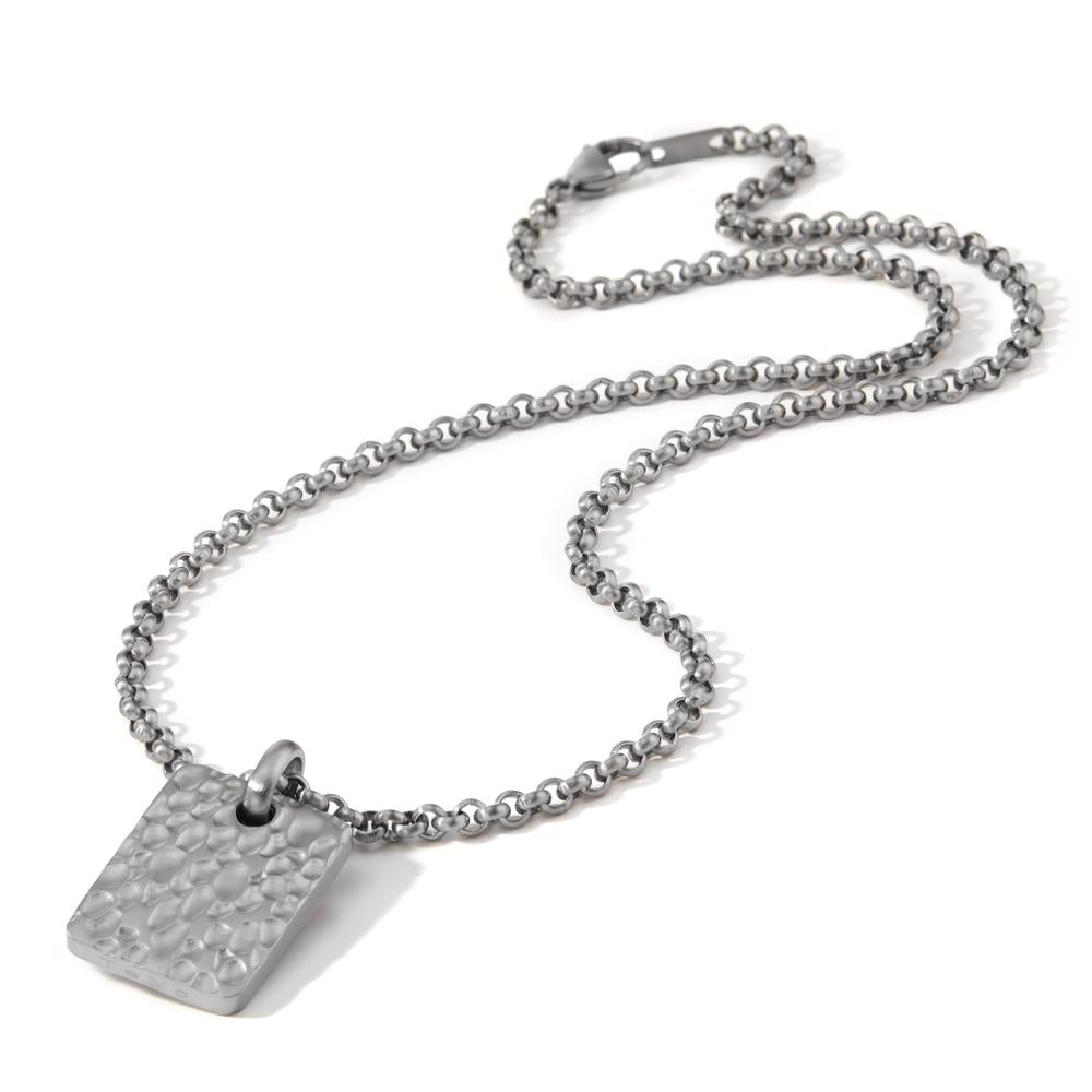 Necklace with pendant Stainless steel 50 cm