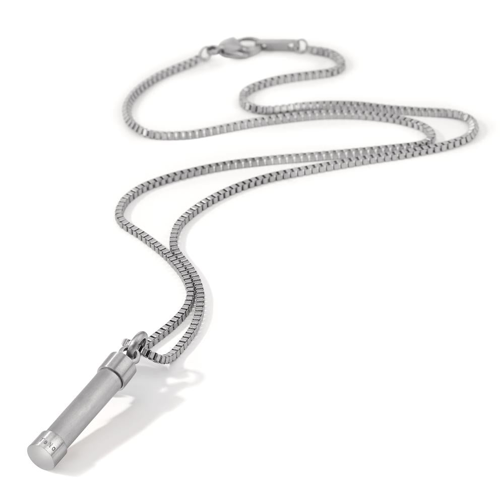 Necklace with pendant Stainless steel 60 cm