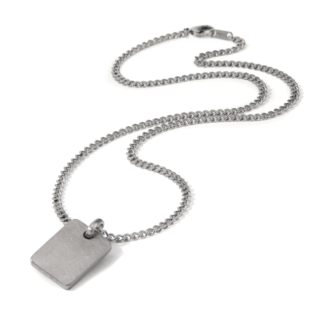 Necklace with pendant Stainless steel 60 cm