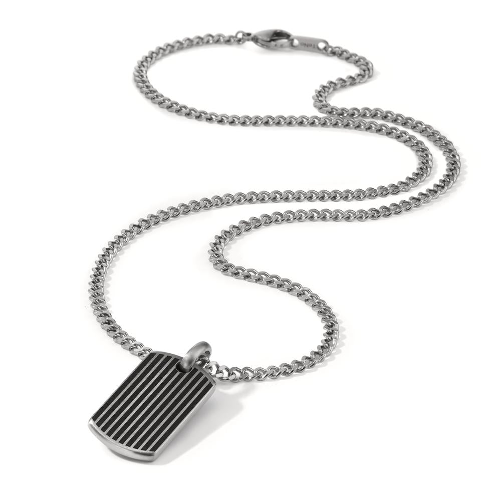 Necklace with pendant Stainless steel Enameled 60 cm