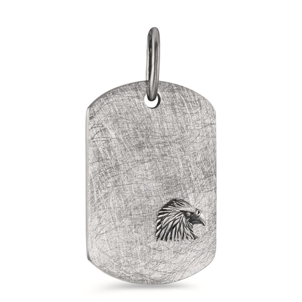 Engravable pendant Stainless steel, Silver Eagle