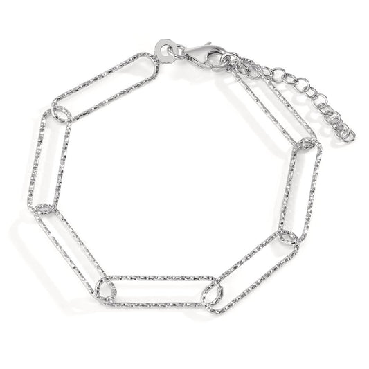 Bracelet Silver Rhodium plated 15.5-18 cm