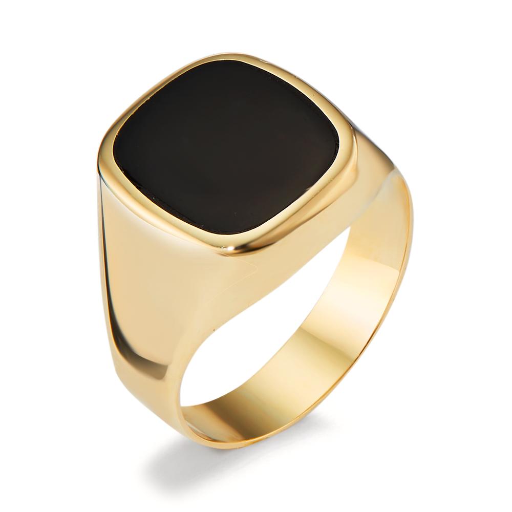 Ring 9k Yellow Gold Onyx