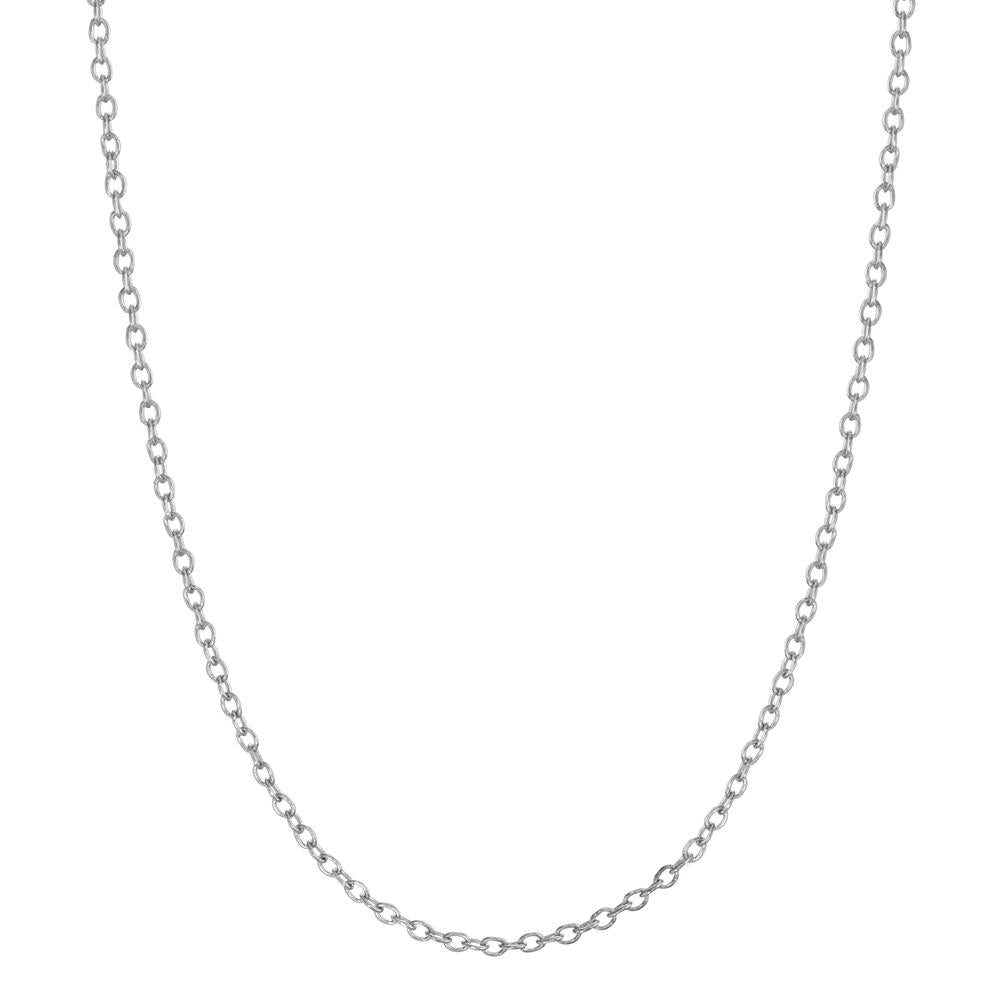 Necklace with pendant Silver Rhodium plated Dolphin 36-38 cm