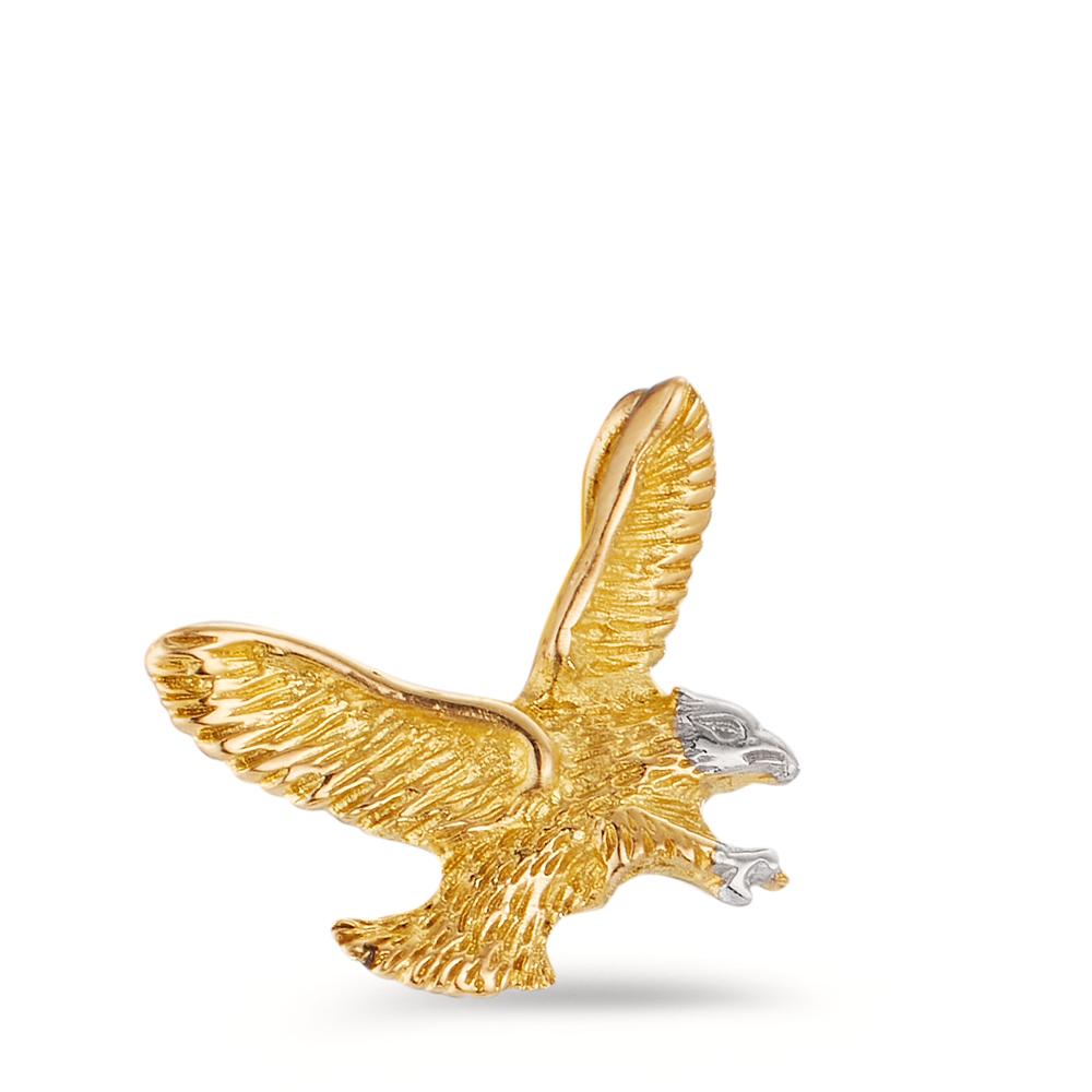 Pendant 18k Yellow Gold Bicolor Eagle