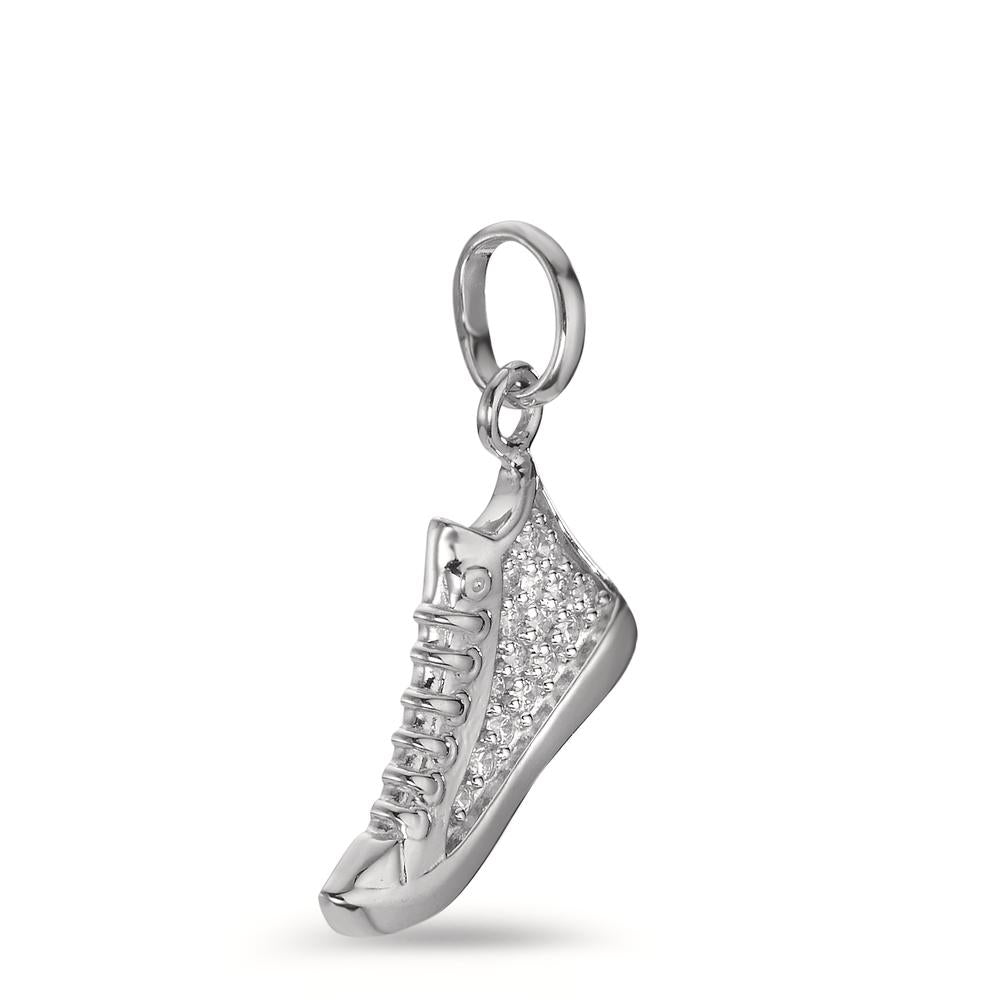 Pendant Silver Zirconia Rhodium plated