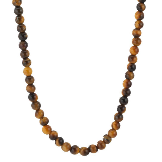 Necklace Stainless steel Tiger Eye 60 cm Ø4.5 mm