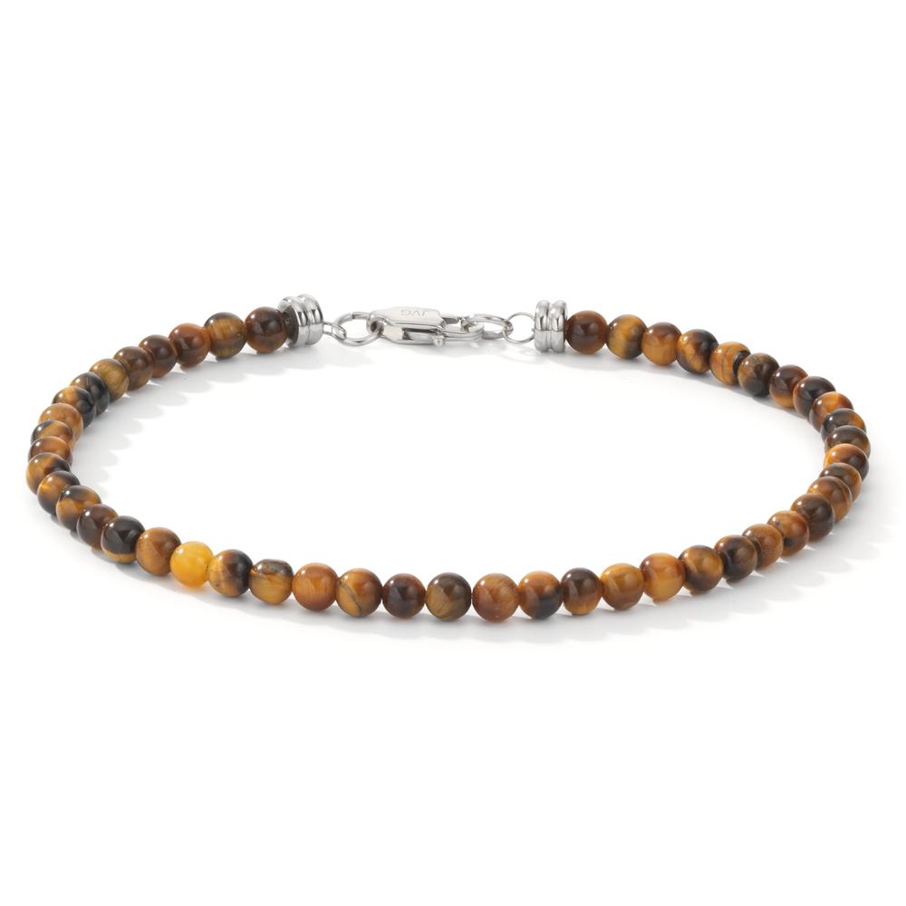 Bracelet Stainless steel Tiger Eye 19 cm Ø4 mm