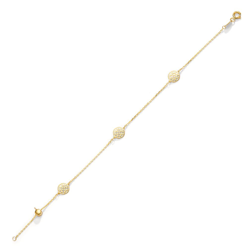 Bracelet 14k Yellow Gold 17-19 cm Ø7 mm