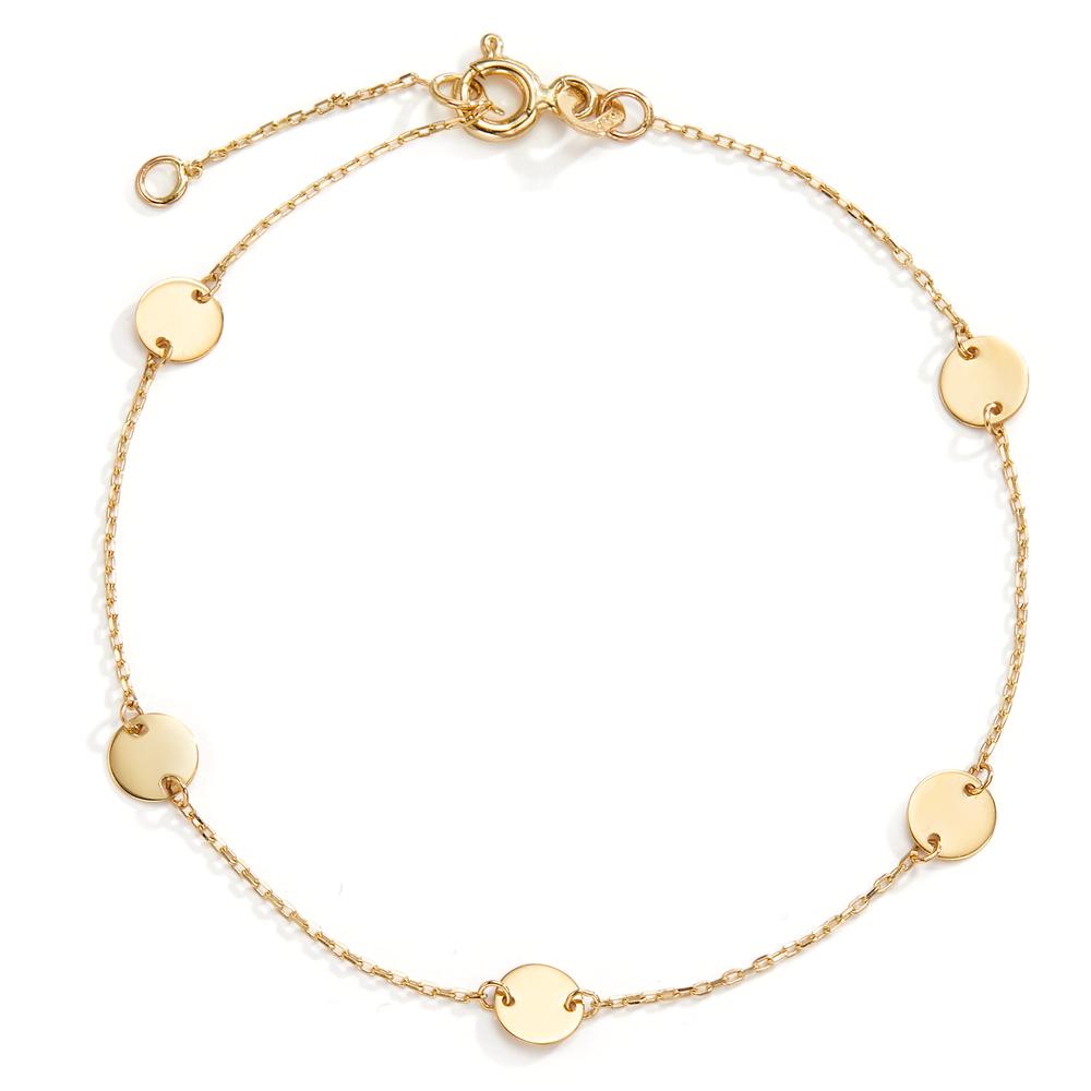 Bracelet 14k Yellow Gold 17-19 cm Ø5 mm