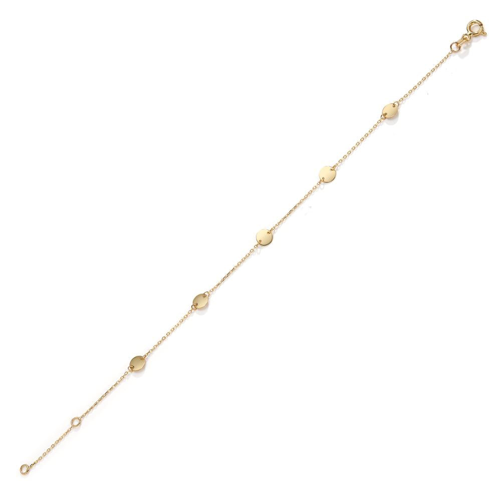 Bracelet 14k Yellow Gold 17-19 cm Ø5 mm