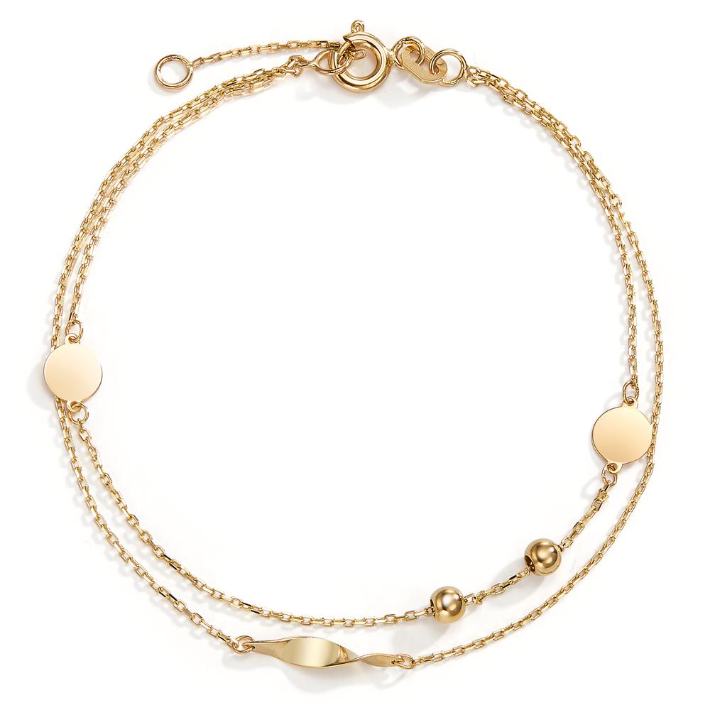 Bracelet 14k Yellow Gold 16-18 cm