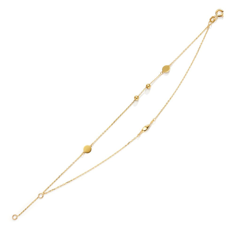 Bracelet 14k Yellow Gold 16-18 cm