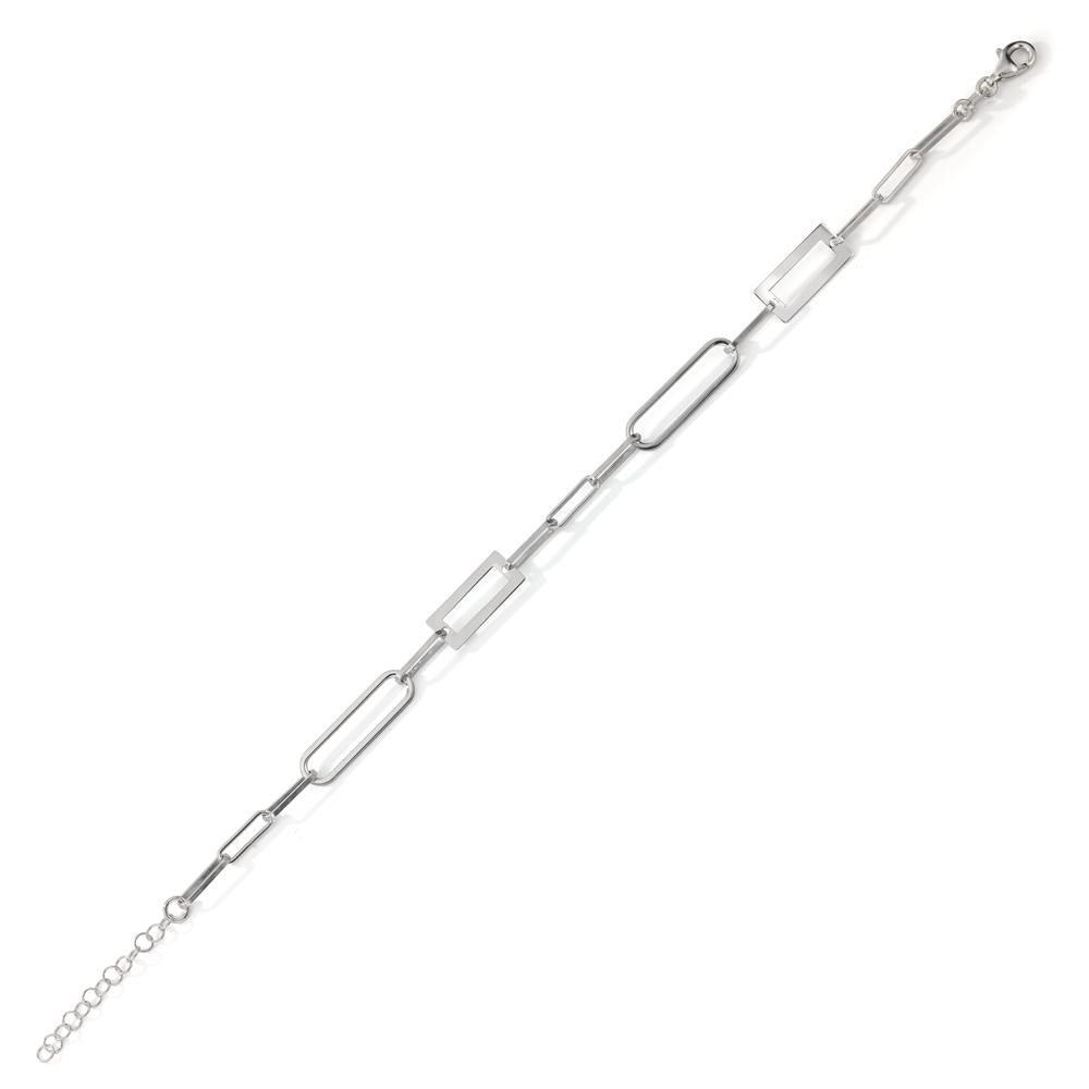 Bracelet Silver Rhodium plated 18-21 cm