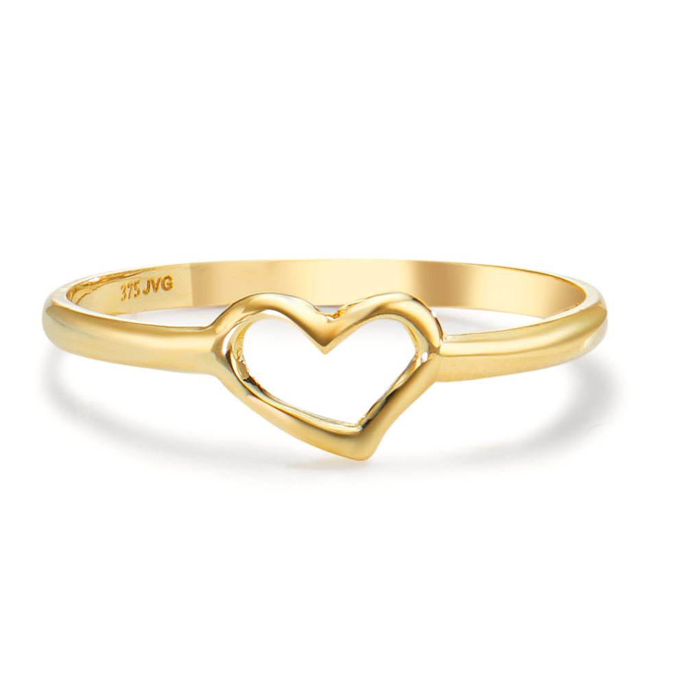 Ring 9k Yellow Gold Heart Ø5 mm
