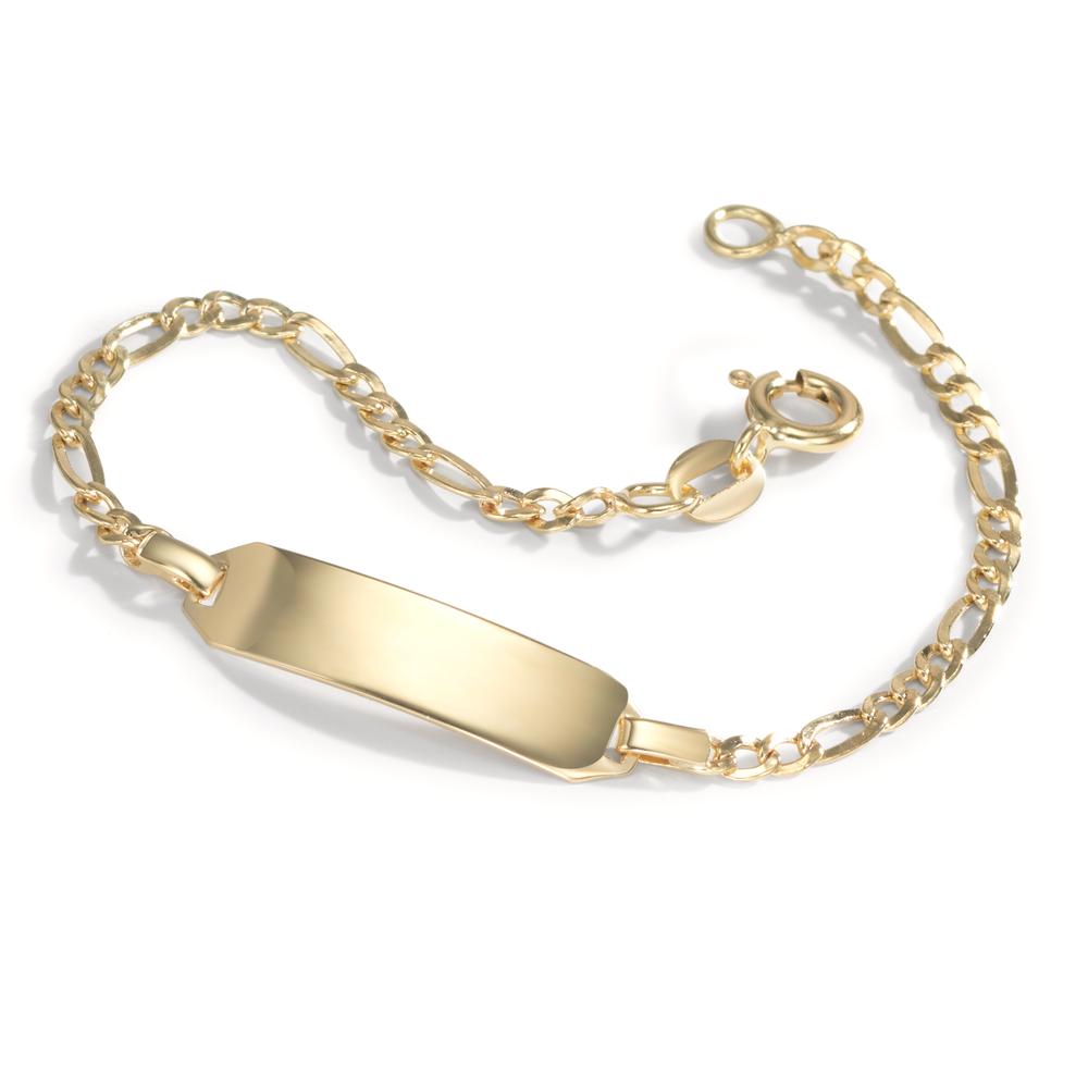 Engravable bracelet 14k Yellow Gold 14 cm