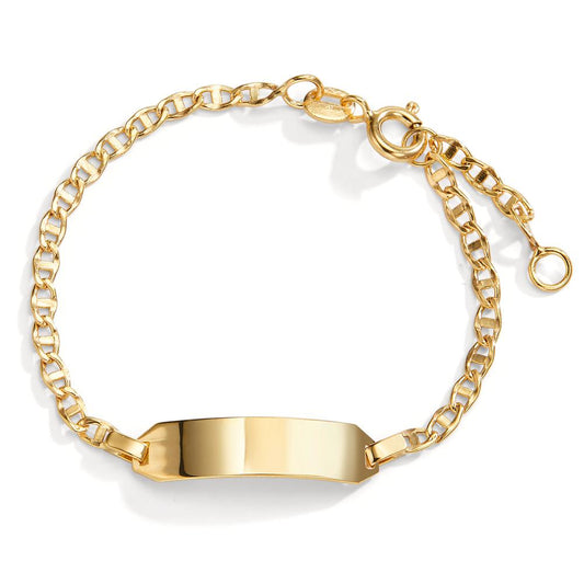 Engravable bracelet 14k Yellow Gold 12-14 cm