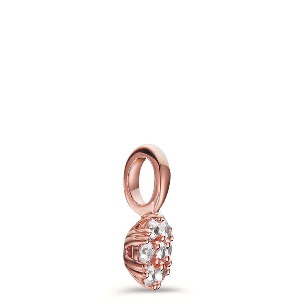 Pendant 9k Rose Gold Zirconia 7 Stones Ø5.5 mm