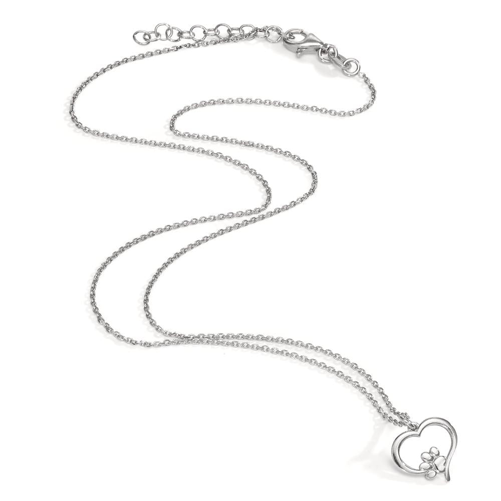 Necklace Silver Rhodium plated Paw 42-45 cm