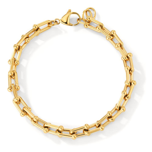 Bracelet Stainless steel Yellow IP coated 20-21 cm