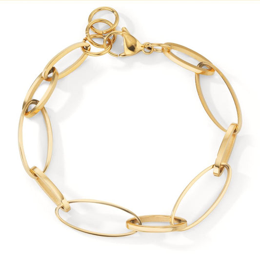 Bracelet Stainless steel Yellow IP coated 20-22 cm