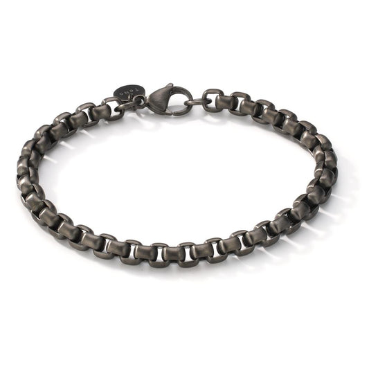 Bracelet Stainless steel Gray IP coated 20 cm