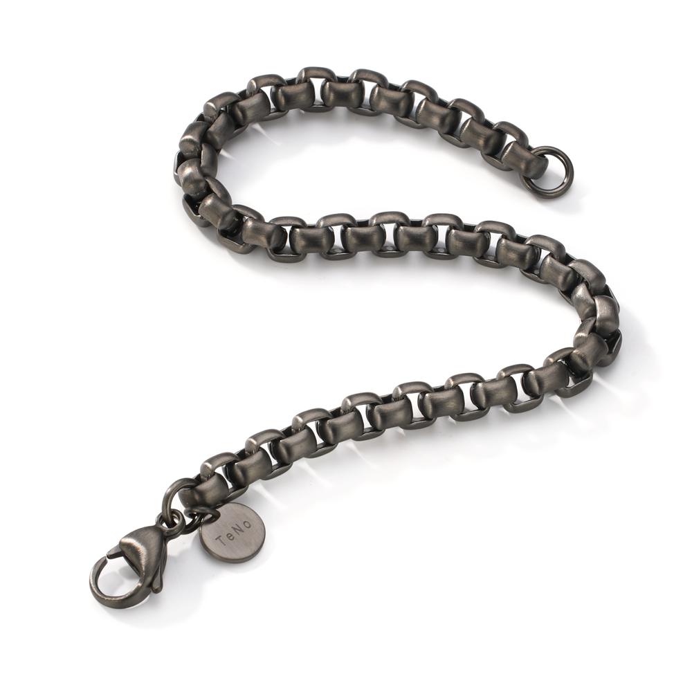 Bracelet Stainless steel Gray IP coated 20 cm