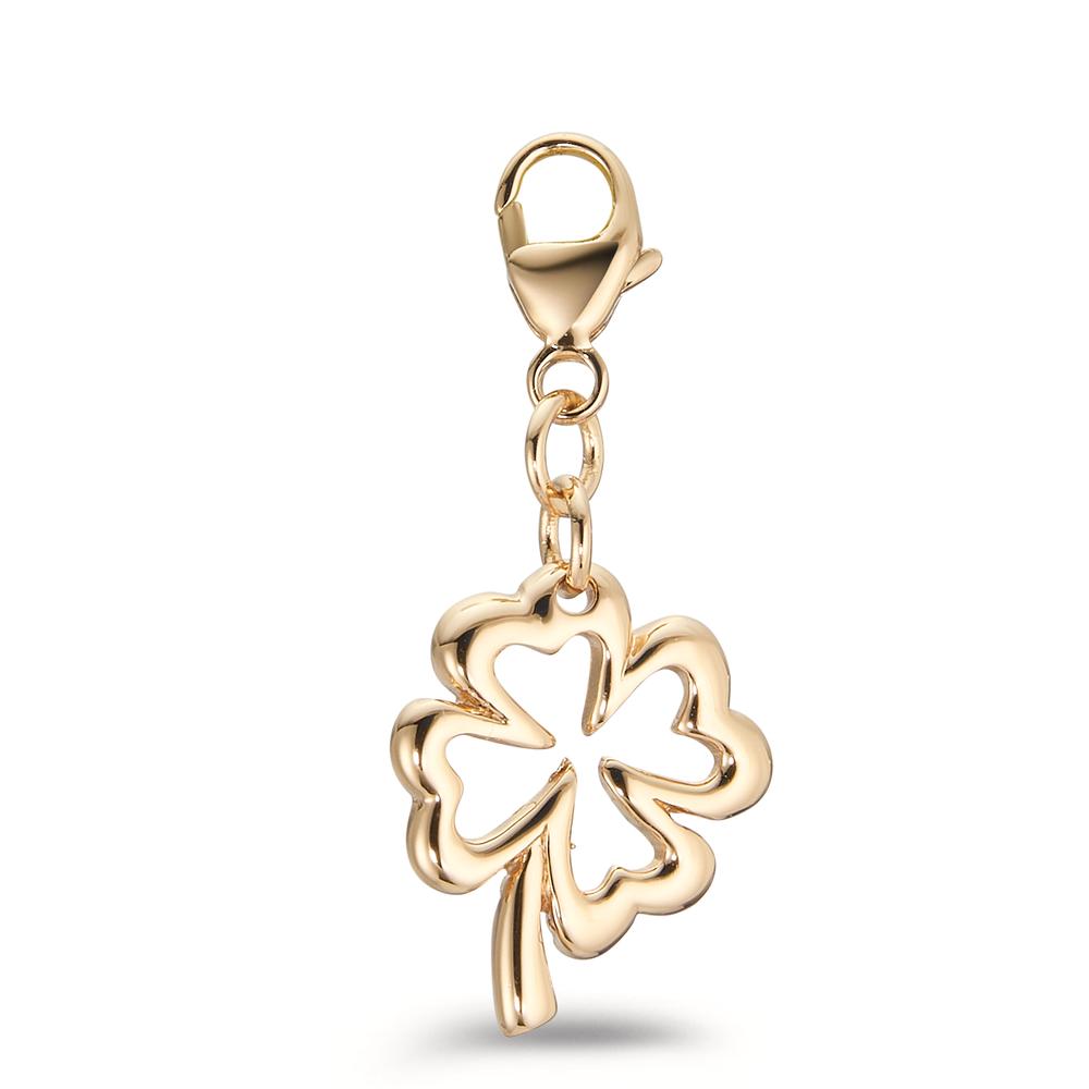 Charms Silver Yellow Gold plated Cloverleaf