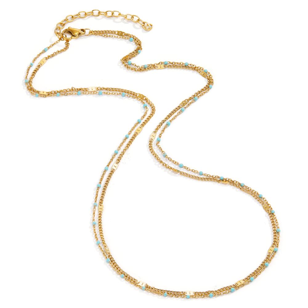 Necklace Stainless steel Yellow IP coated 40-45 cm