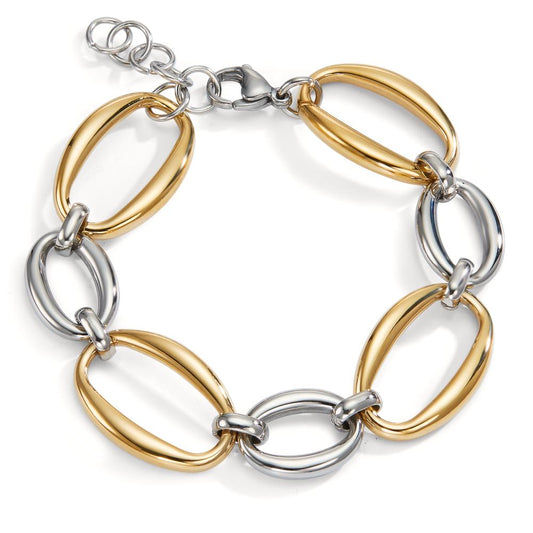 Bracelet Stainless steel Yellow Bicolor 18.5-21 cm