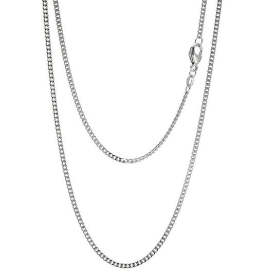 Panzer-Necklace 18k White Gold 45 cm