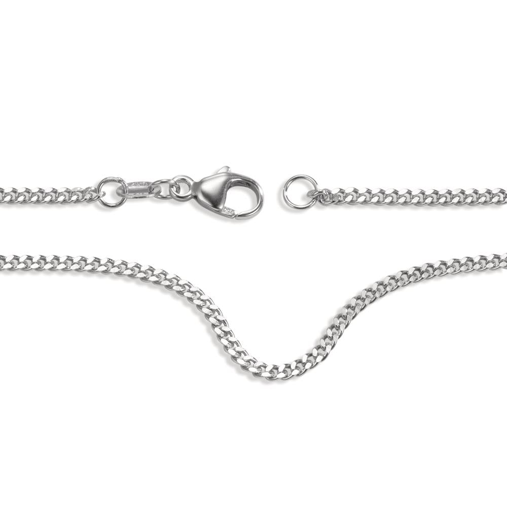 Panzer-Necklace 18k White Gold 45 cm