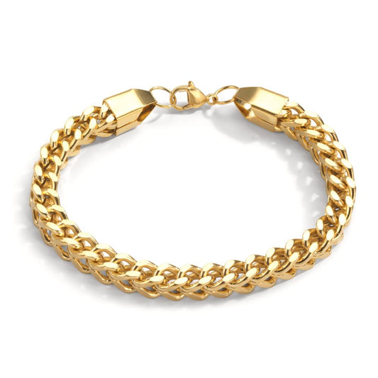 Bracelet Stainless steel Yellow IP coated 20 cm