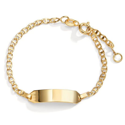 Engravable bracelet 14k Yellow Gold 14-16 cm