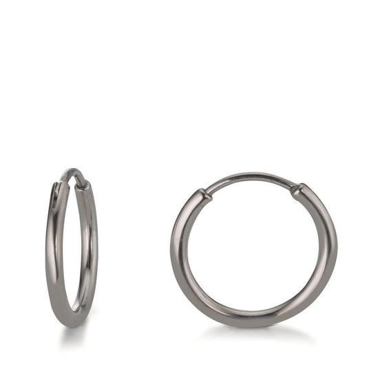 Hoop earrings Titanium