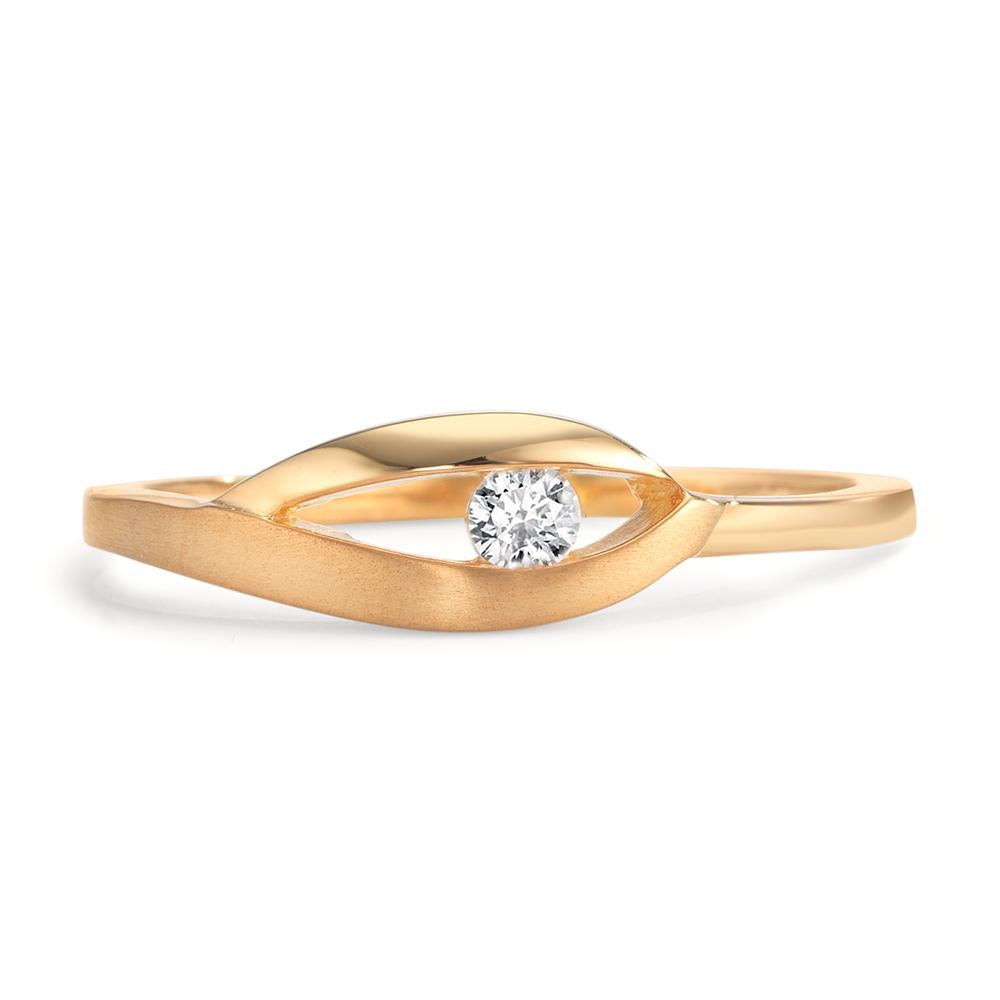 Ring 9k Yellow Gold Zirconia