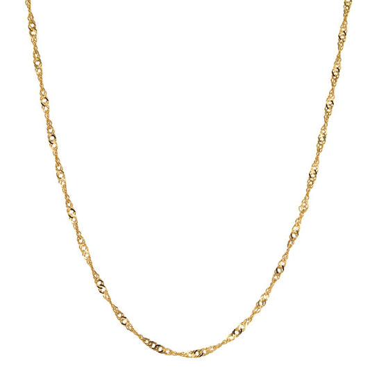 Chain necklace 18k Yellow Gold 38 cm